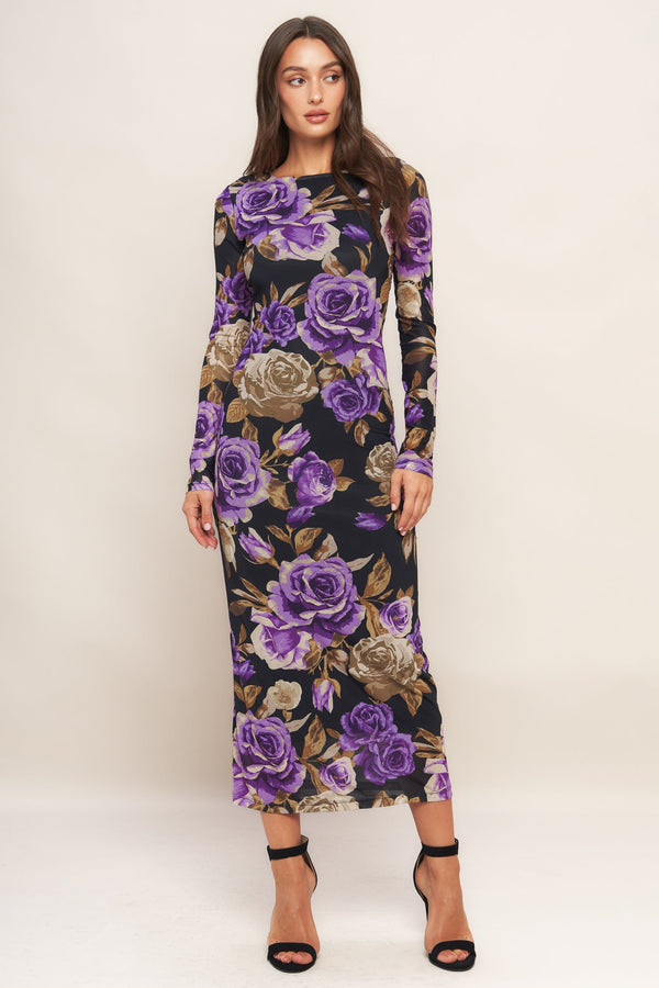 violet-embrace-power-mesh-midi-dress Sophia's StyleDRESSES-1